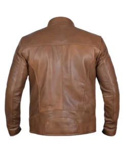 Men Camel Dodge Biker Jacket